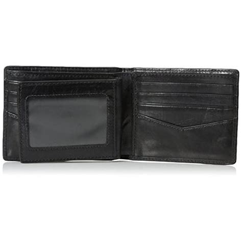 fossil men's ryan rfid card case - dark brown|Ryan RFID Passcase .